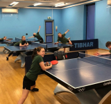 Greenway Girls under 11 table tennis team