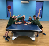 Greenway Girls under 11 table tennis team