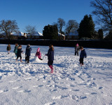 Greenway in the snow, 25.01021