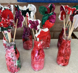 Pottery-vases